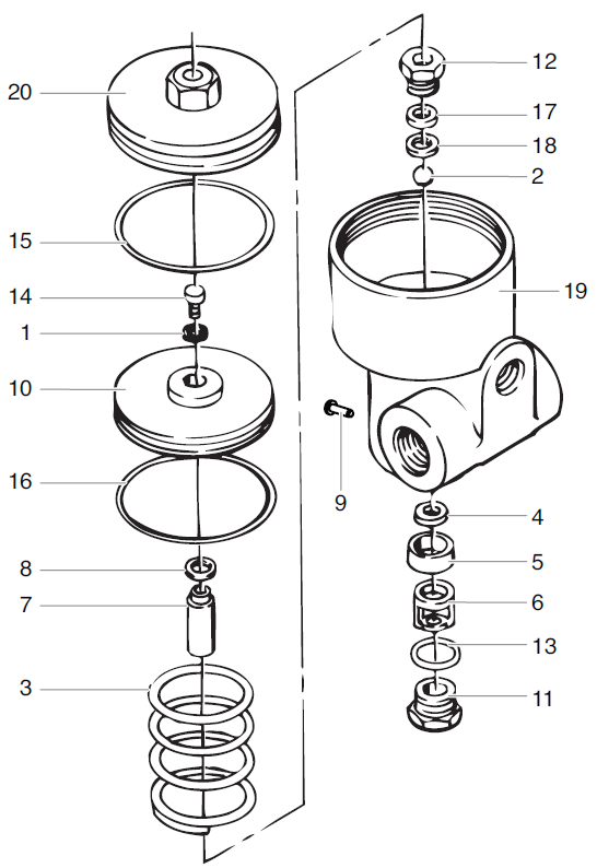 PowrTex 15:1 Material Valve 951-556 PowrTex 15:1 Material Valve 951-556